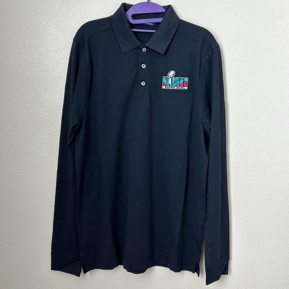 Polo long sleeve shirt -Super Bowl LVII